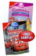 Free sample of Disney Vitamin Gummies