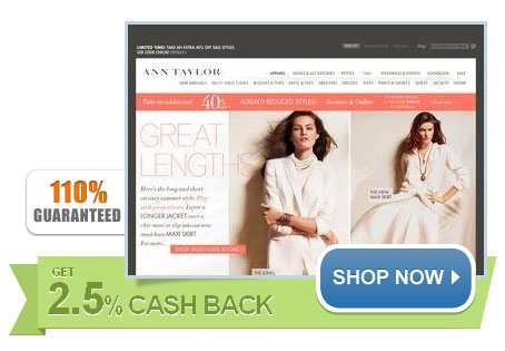 Receive 40% off Everything at Ann Taylor