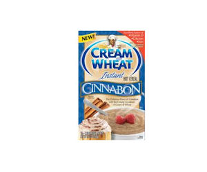 Free Sample of Cream of Wheat Cinnabon Instant Hot Cereal