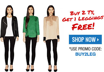 Buy 2 T's, Get a Pair of Leggings for FREE - Limited Time