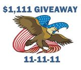 Enter to Win $1111 Cash in the 11/11 Giveaway
