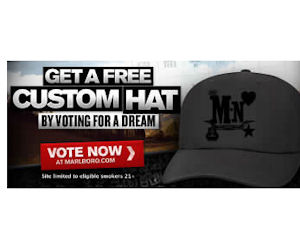 Get a Free Custom Marlboro Hat