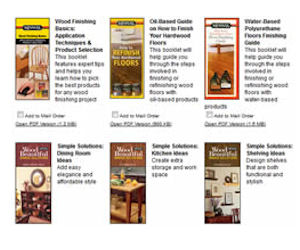 Order Free Minwax Wood Care & Finish Booklets