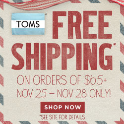 TOMS Free Shipping Coupon