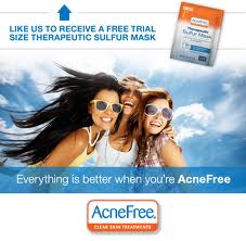 Free sample of AcneFree Therapeutic Sulfur Mask