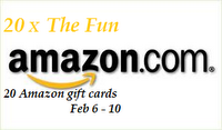 Enter to Win 1 of 20 Amazon Gift Cards in 20x the Fun Giveaway!