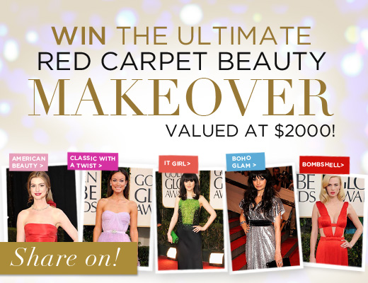 Win the Ultimate Oscar Red Carpet $2,000 Beauty Makeover at Julep!