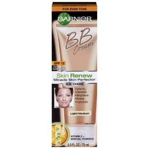 Garnier Skin Renew Miracle Skin Perfector B.B. Cream, Light and medium, 2.5 Fluid Ounce