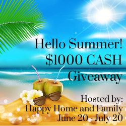 $1,000 Summer Cash Giveaway