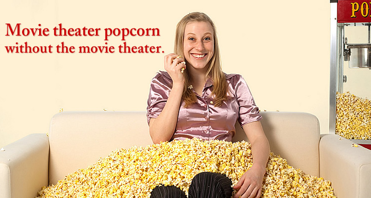 Delicious Movie Theater Popcorn in Your Home