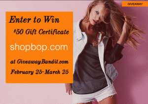 Shopbop $50 Gift Card Giveaway