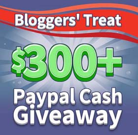 Win $300+ PayPal Cash Giveaway