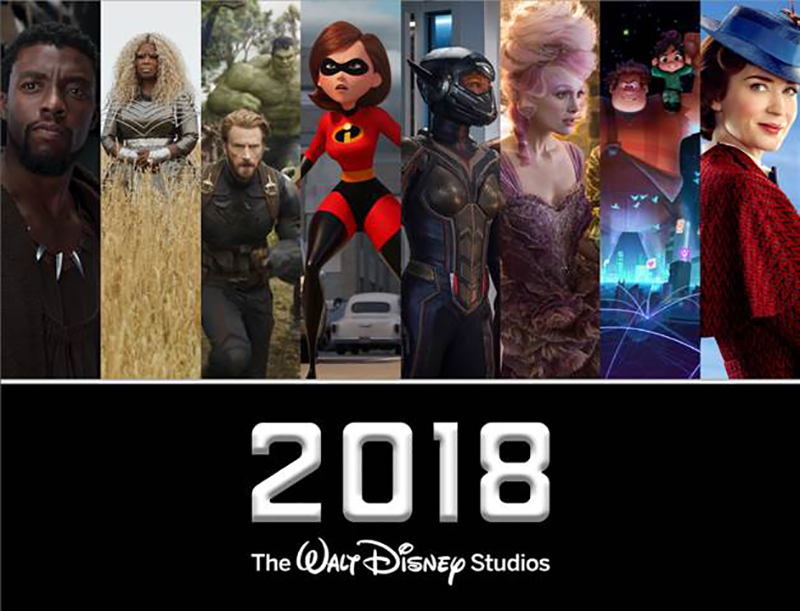 2018 Walt Disney Movies