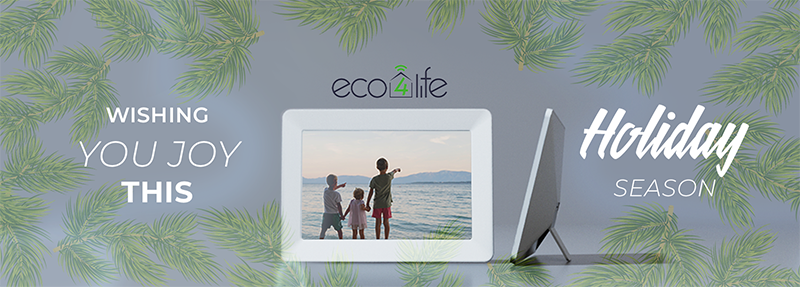 Eco4life wifi family sharing photo frame