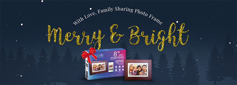 Eco4life wifi family sharing photo frame