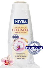 FREE Sample of the Nivea Touch of Cashmere Cream Oil Body Wash