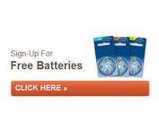 Free pack of hearing aid batteries from Hearing-Aid.com