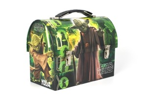Star Wars Yoda Large Workmans Carry All Tin Lunch Box
