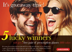 Enter to Win Prescription Glasses from Spex Club