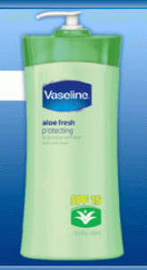 FREE (20.3 oz)Bottle of Vaseline Aloe Fresh Protecting Lotion