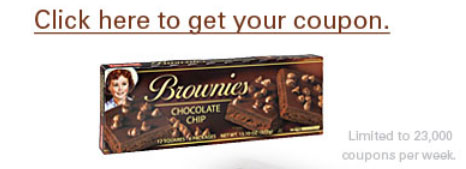 Little Debbie New Chocolate Chip Brownies Coupon