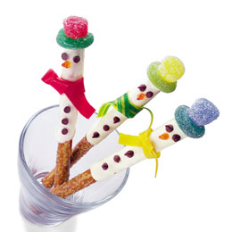 Last Minute Christmas Treat Ideas - Crunchy Snowmen