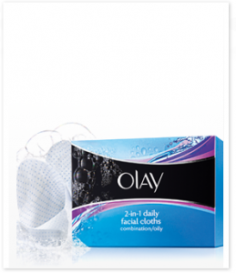 Free Sample of Olay 2-in-1 Daily Facial Cloths