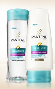 Free Sample Of Pantene Aqua Light