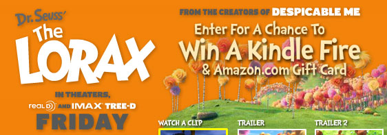 Enter to Win a Kindle Fire + $2,000 Amazon.com Gift Card!