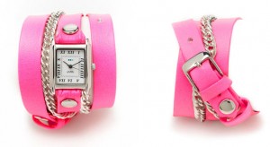 Win a La Mer Pink Neon Silver Wrap Watch in Spring Fashionista Giveaway Event + Over $20,000 in Prizes!