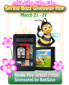 Spring Buzz Giveaway Hop - Win an Amazon Kindle Fire, Visa Gift Card + More Prizes!