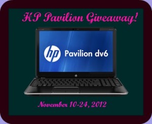 HP Pavilion Laptop Computer Giveaway