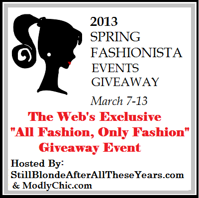 spring fashionista giveaway event
