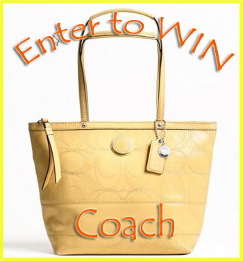 Coach Handbag Giveaway Twitter Blast
