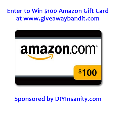 Gift Card Giveaway $100 Amazon DIYInsanity.com