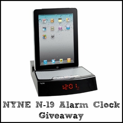 iPhone Alarm Clock Dock Giveaway Nyne N-19 iPod iPad