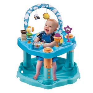 Evenflo Bounce and Learn ExerSaucer Giveaway Event Bloom Into Baby