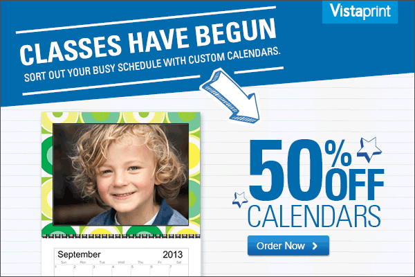 HOT Deal: 50% Off Custom Calendars – Great Christmas Gifts