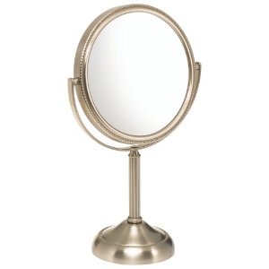 31% off Jerdon JP910NB 6-Inch Table Top Mirror, 10X Magnification, Nickel Finish