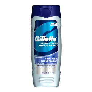 34% off Gillette Fresh and Clean Cool Wave Body Wash, 16-Ounce (Pack of 2)