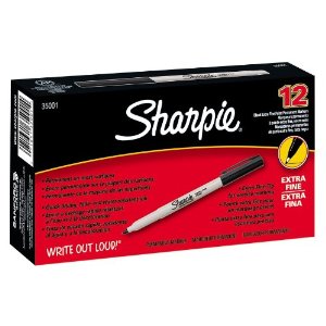 54% off Sharpie Extra Fine Permanent Markers, 1 Box