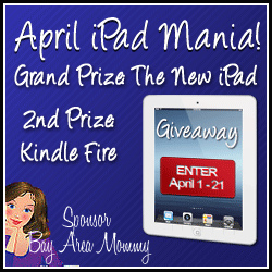 Enter to win NEW iPad & Amazon Kindle Fire in April iPad Mania Giveaway!