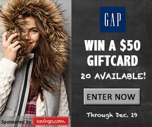 Gap Gift Card Giveaway + Hot Deals at Gap