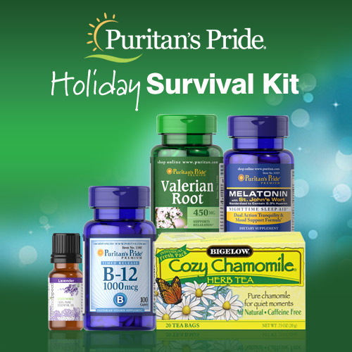 Puritan’s Pride Holiday Survival Kit Giveaway