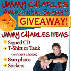 American Idol Contestant Jimmy Charles Giveaway