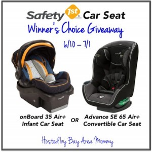 Safety 1st Car Seat Giveaway
