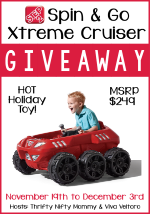 Step2 Spin & Go Xtreme Cruiser Giveaway