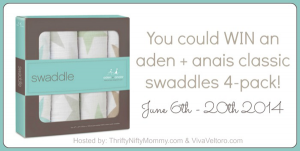aden + anais swaddles Giveaway