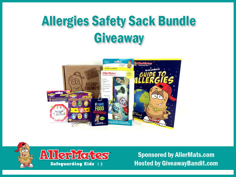 AllerMates Kid Allergies Safety Sack Bundle Giveaway