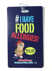allergies bag tag